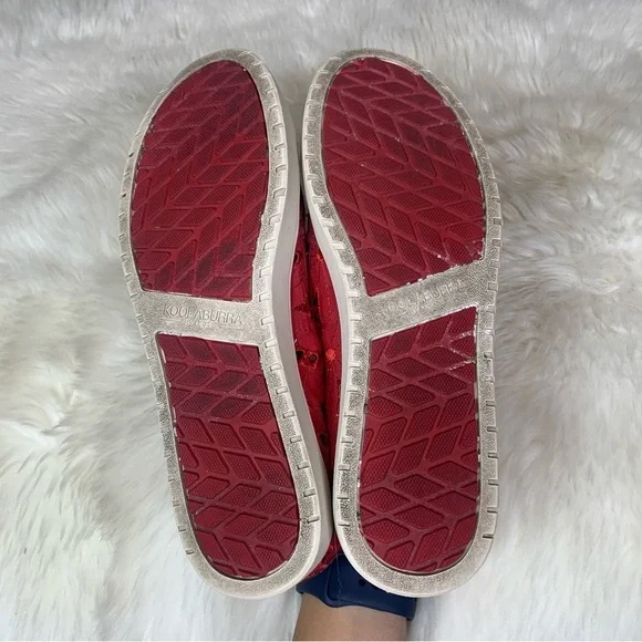 Koolaburra by UGG Red Floral Amiah Sneaker - Picture 6 of 8